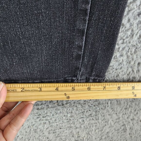 Levis Jeans Womens 14 529 Black Stretch Mid Rise Curvy Skinny Leg *GUC* - Picture 8 of 12